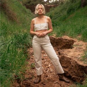 Rudy Jude Utility Jeans in Natural Ink Stitch, 2